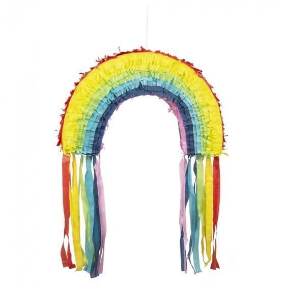 regnbågspiñata 23 x 35 cm