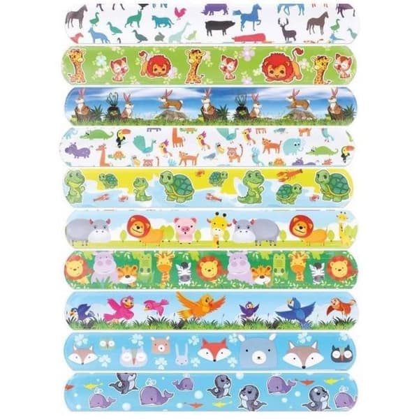 P'TIT Clown re23467 - Paket med 6 mini djurarmband