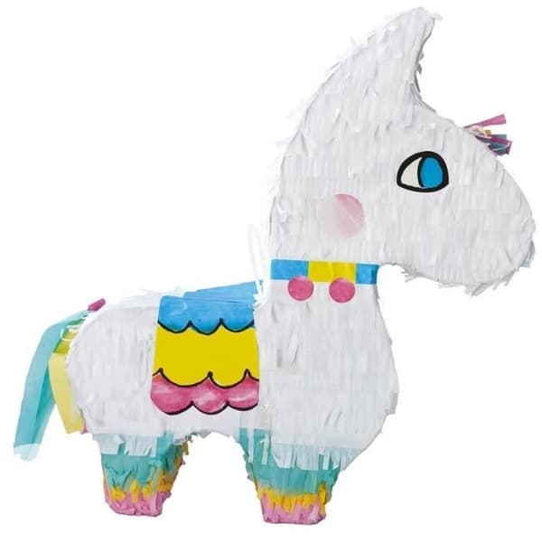 1 Piñata "Lama" för barnkalas 39 x 44 cm REF/22910