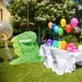 Miniatyrbild 2 av 6: Relaxdays Pinata dinosaurie, att hänga upp, för barn, födelsedag, att fylla, dekoration, grön