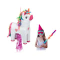 Miniatyrbild 1 av 6: Pinata - Relaxdays - Enhörning - Att hänga - Färgglad - H51xL14xP35cm