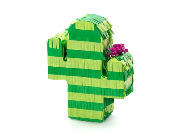 Piñata - Kaktus, 9,5x11,5x3,5cm (1 kartong / 25 st.)