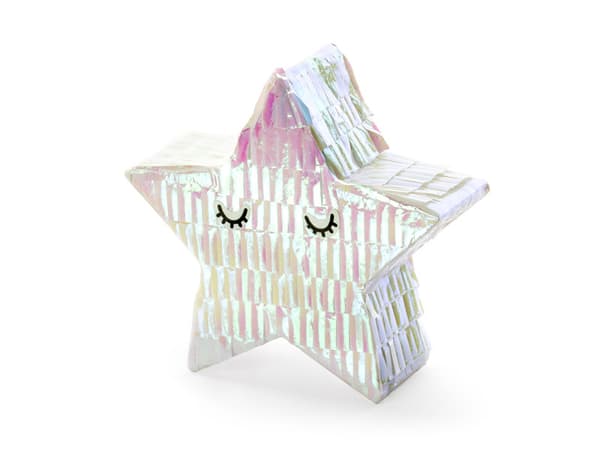 Piñata - Stjerne, 10,5x9,5x3,5 cm (1 karton / 25 stk.)