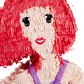 Miniatyrbild 6 av 6: Relaxdays Mermaid Hängande Pinata för barn Fylla i födelsedagsfestdekorationer, färgglada