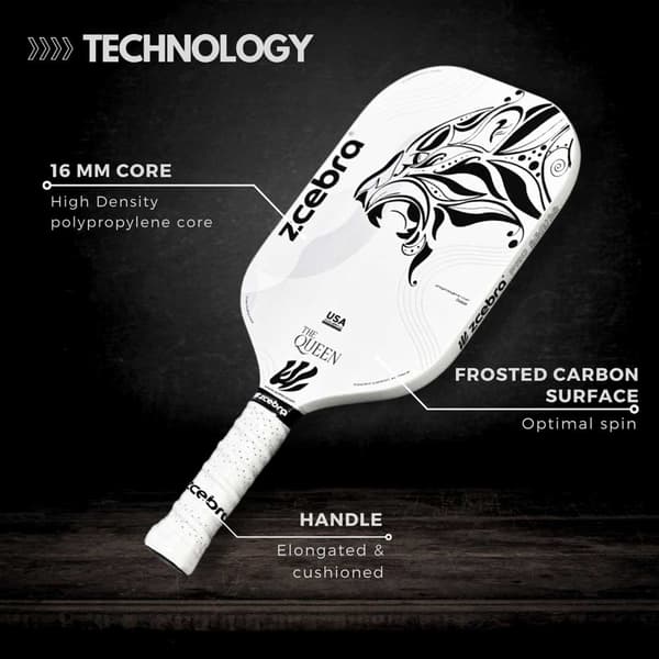 Zcebra Pickleball The Queen Pickleball-paddel