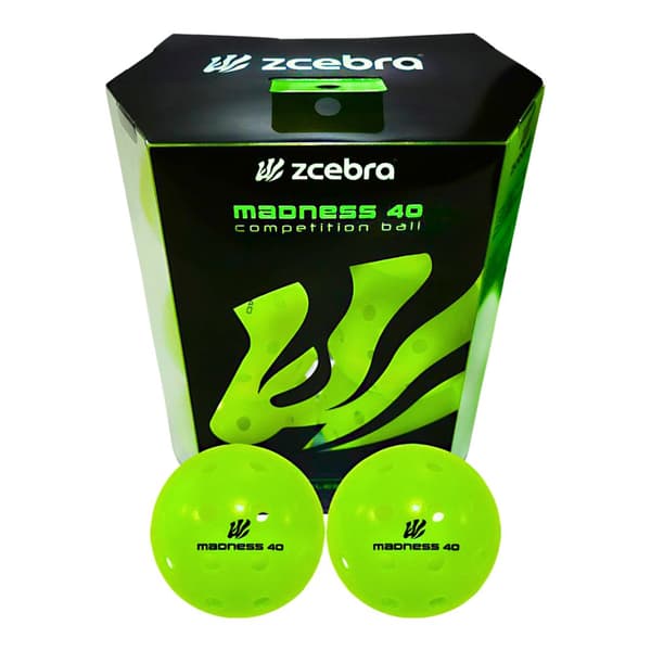 Zcebra Pickleball Madness40 Pickleballbollar 6 Units
