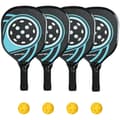 Pikkukuva 7 / 7: Rootz Pickleball -mailasetti - Melasarja - Mailasarja - Kevyt ja kestävä - 40cm x 20cm x 3cm