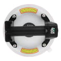 Miniatyrbillede 1 af 2: Genopladelig vakuum sugekop, 200 kg belastning, digital skærm, 21 cm diameter,HVID