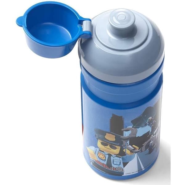 LEGO lunchset City boys 17 x 13,5 cm pp blå/grå 2-delad