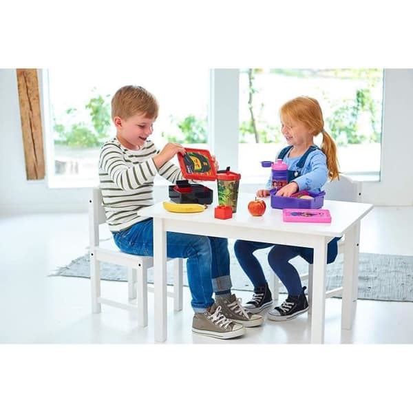 LEGO lunchset Friends tjejer 17 x 13,5 cm pp rosa/lila 2-delat