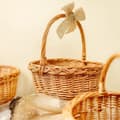 Miniatyrbild 3 av 4: Flätad påskkorg - Creative Home - 30 x 27 x 24 cm - Handgjord - Naturlig - Brun