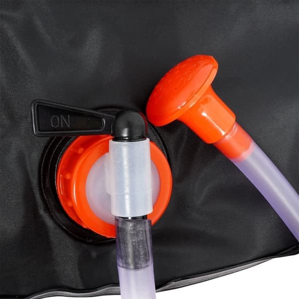 Turist sol campingbruser, sort, 15 l