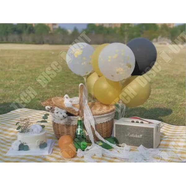 Picknickkorg i rotting - Tech Discount® - Stort kapacitet - Lantlig stil