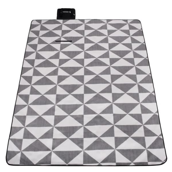 SPRINGOS® Picknickfilt - Grå - Vikbar - Vattentät - 180x220 cm