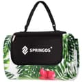 Miniatyrbild 4 av 4: SPRINGOS® Picknickfilt - Grön - 200x200 cm - Vattentät - Vikbar - Bärbar