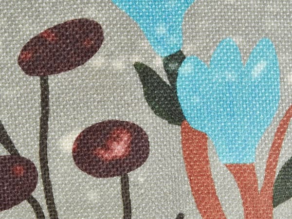 Picknickfilt Flerfärgad Polyester 150 x 200 cm Handvävt Blommönster med Rem Picknickmatta Utomhus