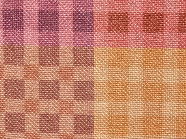 Picknickfilt Flerfärgad bomull 200 x 200 cm Handvävt Rutmönster med Rem Picknickmatta Utomhus