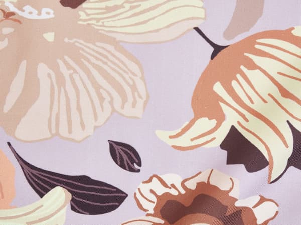 Picnictæppe Lilla Polyester 200 x 200 cm Håndvævet blomstermønster med strop Picnic tæppe