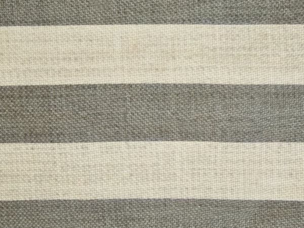 Picnictæppe Beige og grå bomuld 200 x 200 cm Håndvævet stribet mønster med strop Picnictæppe