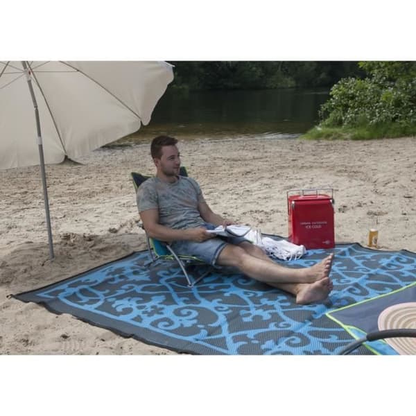 Bo-Camp Utomhusmatta Chill mat Lounge 2,7x3,5 m Blå