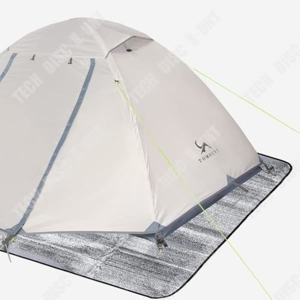TD® Outdoor Camping fuktsäker pad dubbelsidig aluminiumfilm fuktsäker pad tältdyna