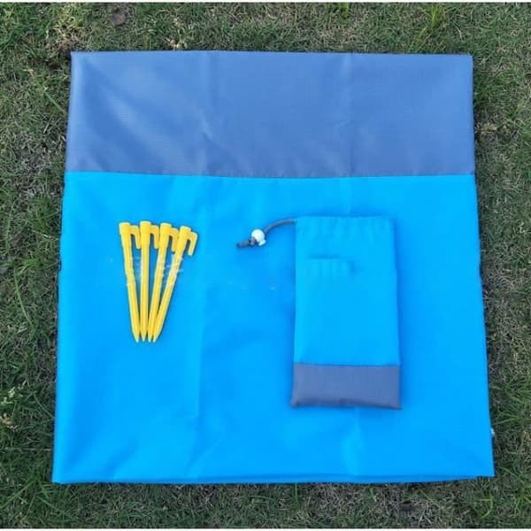 TD® Strandmatta Vattentät Picknickfilt 200 x 210 cm Anti Sand Vikbar Bärbar för Strand, Camping, Picknick,