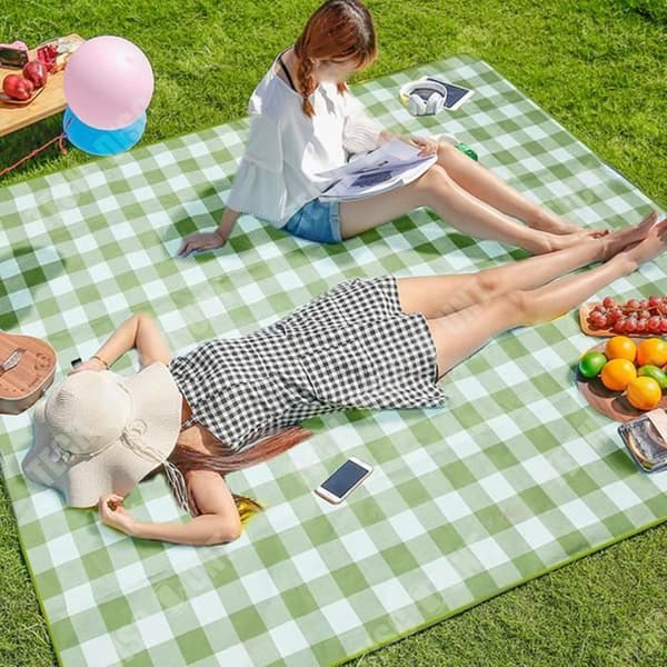 TD® picknickmatta Fuktsäker matta förtjockat fält utomhus picknickmatta Bärbar vattentät picknickduk