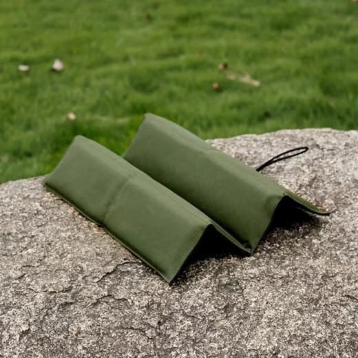 Utomhus sätkudde picknickfilt, hopfällbar sittmatta, vattentålig design - 31,5×32,5 cm