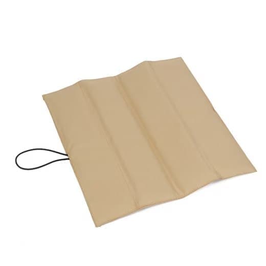 Utomhus sätkudde picknickfilt, hopfällbar sittmatta, vattentålig design - 31,5×32,5 cm Ljusbrun