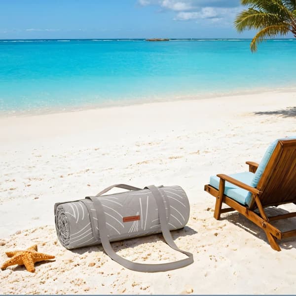 Picknickfilt, 200x200 cm, Khaki