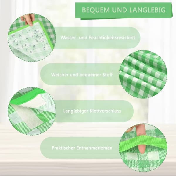 Lollanda vedenpitävä piknikmatto kantokahvalla, taitettava, kestävä retkeilyyn, rannalle, puistoon ja ulkoiluun