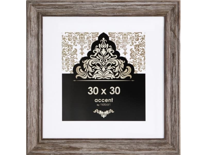 Nielsen Design 3233102 Billede skifteramme Papirformat: 30 x 30 cm Brun