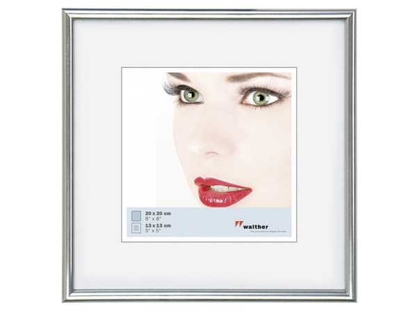 Valokuvakehys walther design KS220H Gallery 20x20cm hopea