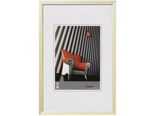 Fotoramme walther design AJ040G Stol 30x40cm aluminium, gull