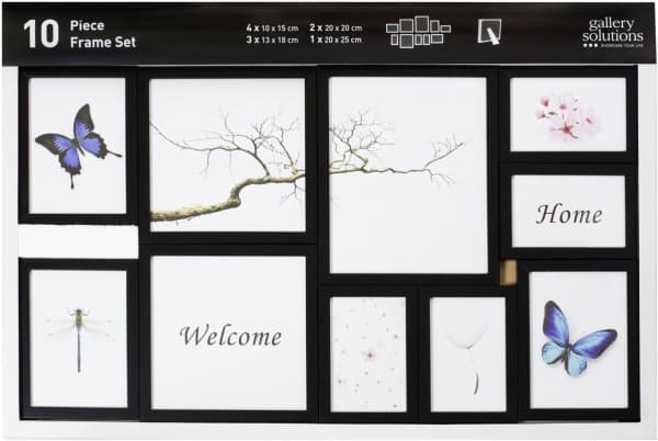 Nielsen Design 8999176 Kuvanvaihtokehys Paperikoko: 20 x 25 mm Musta