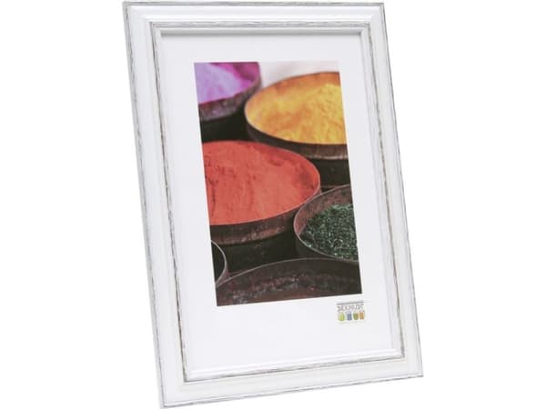 Deknudt S221H3, Enkel bilderamme, Tre, Sort, Hvit, 21 x 29,7 cm, Rektangulær, 260 mm