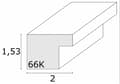 Pikkukuva 4 / 5: Kehys Deknudt S66KF1 P1 13x18 (S66KF1 P1 13x18)