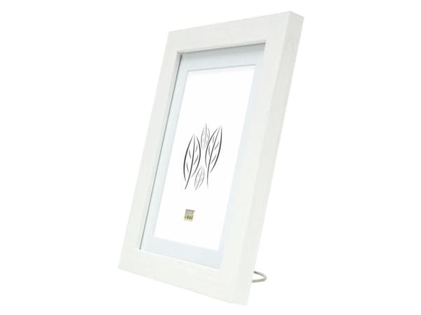 Deknudt S66KF1 P1 30x40 trä vit med passe-partout ( S66KF1 P1 30X40 )