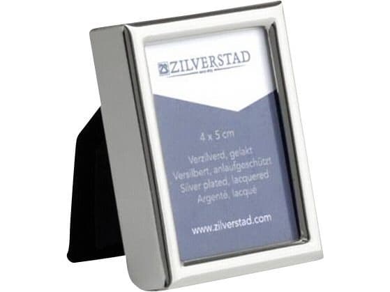 Zilverstad Mini, Sølv, Enkel bilderamme, Bord, 4 x 5 cm, firkant, Landskap/portrett