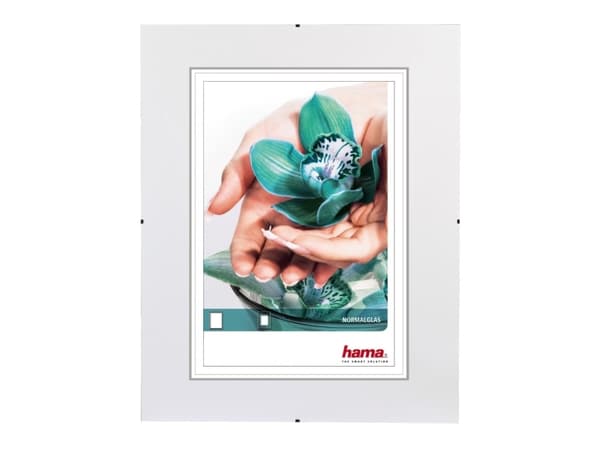 Hama Frameless Picture Holder Clip-Fix - Fotohållare - Designat för: 8x11 tum (20x28 cm) - glas - rektangulär