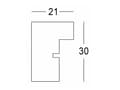 Miniatyrbilde 4 av 4: Fotoramme Ramme Walther Stockholm, 15 x 20 cm, Orzech (EA520N)