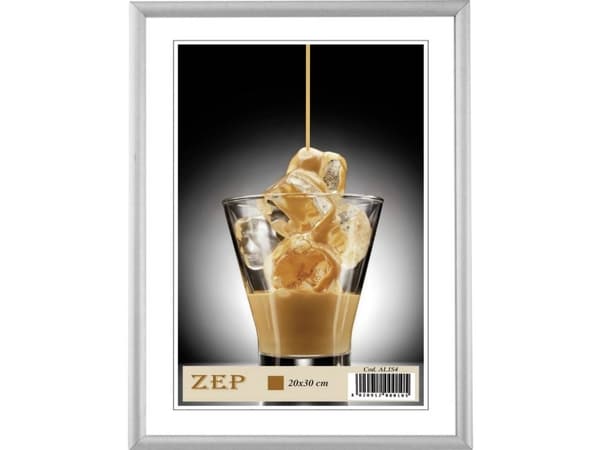ZEP AL1S4 Billede skifteramme Papirformat: 20 x 30 cm Sølv