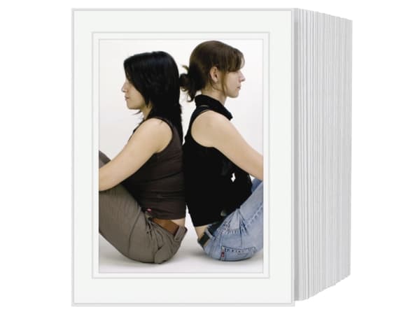Daiber 20120, Grå, Vit, Flerbildsram, Rektangulär, Poträtt, 130 mm, 180 mm