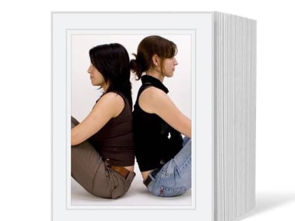 Daiber 20120, Grå, Vit, Flerbildsram, Rektangulär, Poträtt, 130 mm, 180 mm
