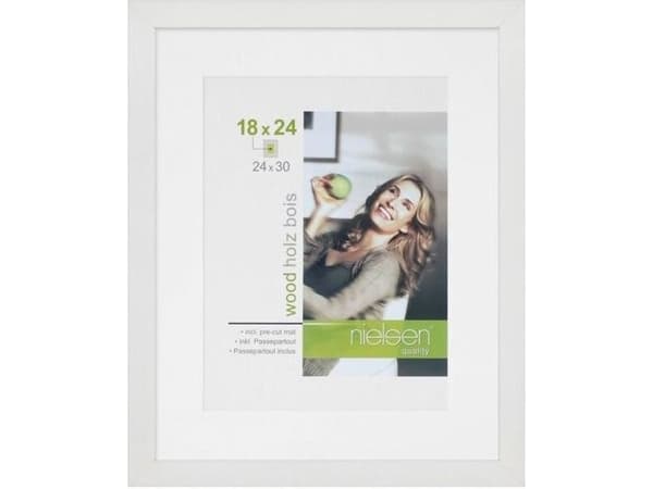Nielsen Design 8988007 Kuvanvaihtokehys Paperikoko: 24 x 30 cm Valkoinen
