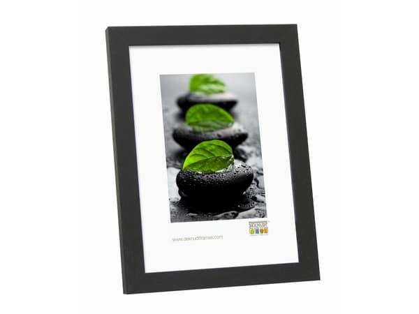 Deknudt S44CF2, Enkel bilderamme, Tre, Sort, 15 x 20 cm, Reflekterende, Landskap/portrett