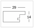 Miniatyrbilde 4 av 4: Walther Home-ramme, 15x20, tre, hvit (HO520V)