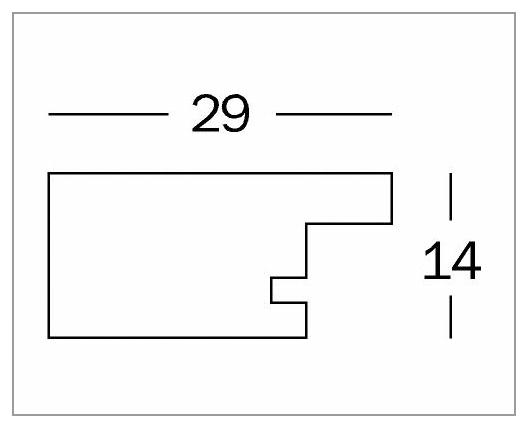 Walther Home-ramme, 15x20, tre, hvit (HO520V)