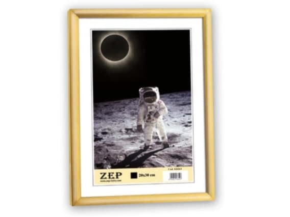 ZEP KG5, Plast, Guld, Enkel bildram, Vägg, 30 x 40 cm, Rektangulär