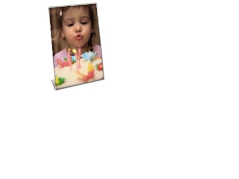 Hama Portrait Frame - Fotoram - Designat för: 4x6 tum (10x15 cm) - akryl - rektangulär